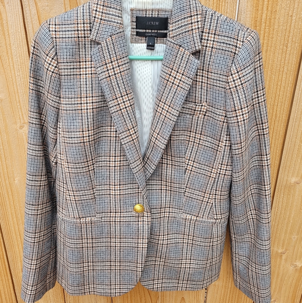 JCrew Campbell Plaid Blazer